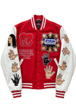 Red & White Varsity Jacket Ryan Corporation