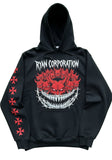 Devil Faces Graphic Hoodie Ryan Corporation