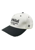 White & Black “Orbital” Baseball Cap