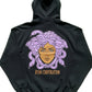 Medusa Back Print Hoodie –Black & Lavender by RYAN CORPORATION