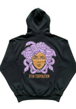 Medusa Back Print Hoodie –Black & Lavender by RYAN CORPORATION