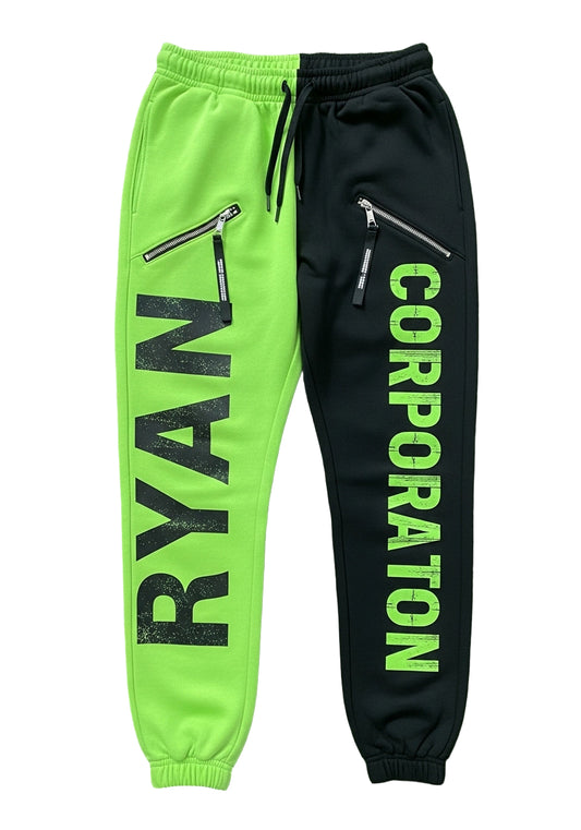 RYAN CORPORATION Split-Leg Graphic Joggers