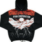 RYAN CORPORATION “Leave It All Behind” Abstract Skull Hoodie