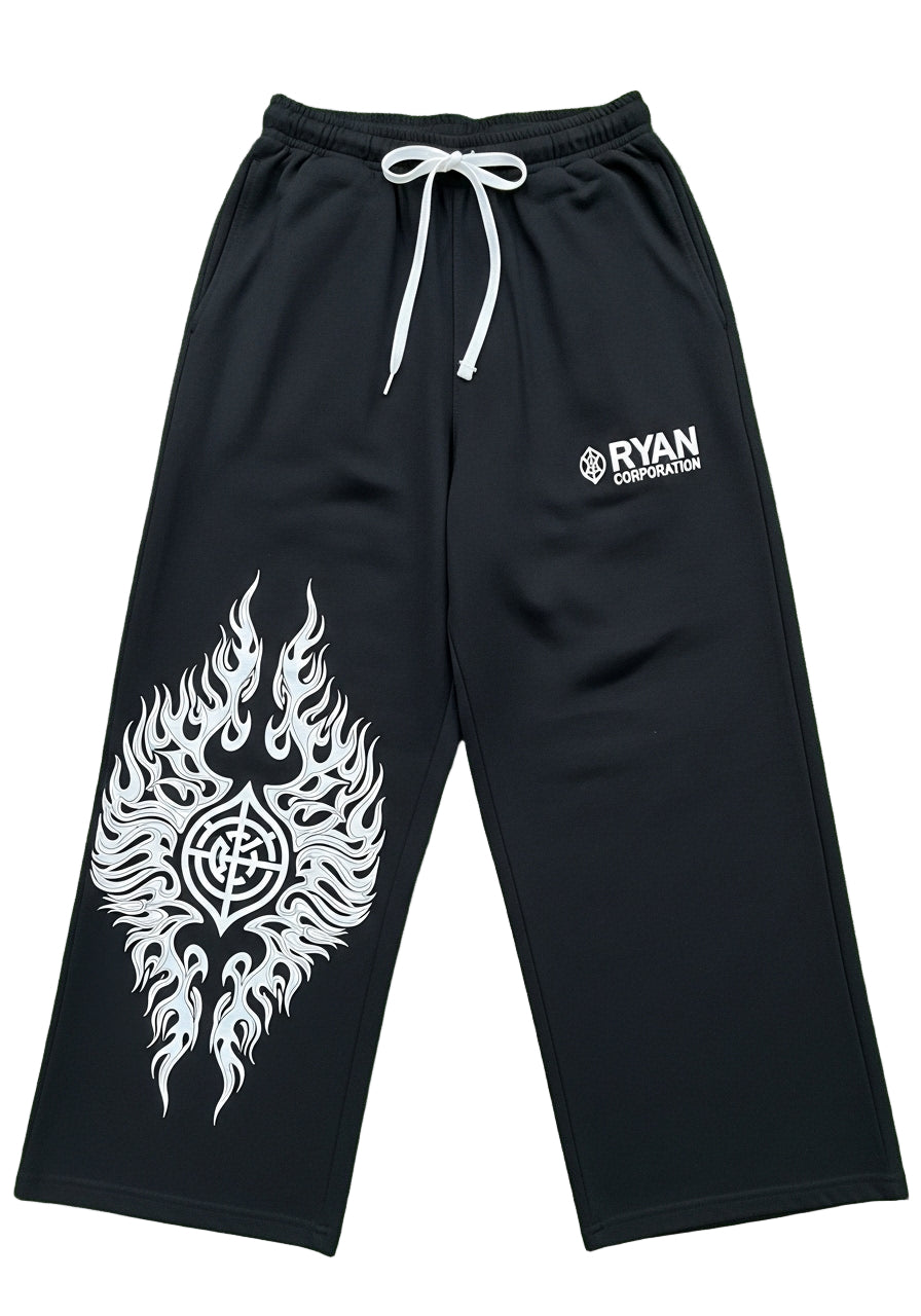 Black Flame Emblem Jersey Streetwear