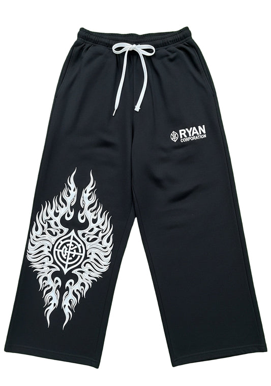 Black Flame Emblem Jersey Streetwear