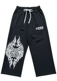 Black Flame Emblem Jersey Streetwear