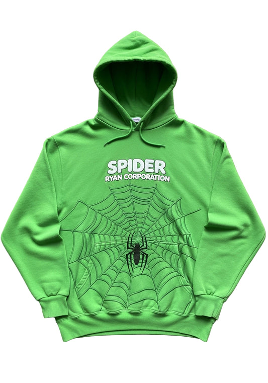 Ryan Corporation Spider Hoodie  Lime Green