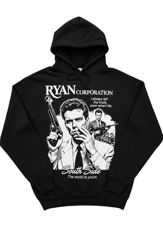 RYAN CORPORATION “South Side” Cinematic Graphic Hoodie