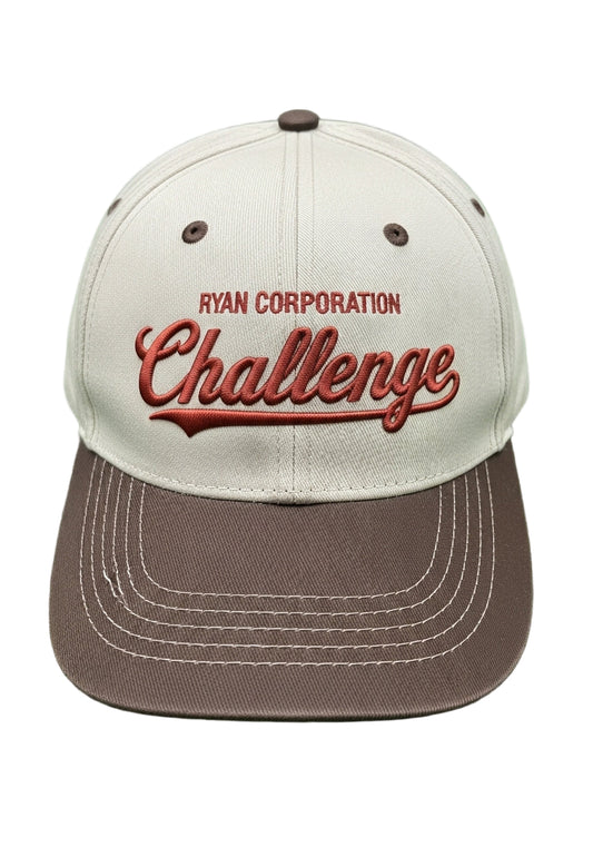 Ryan Corporation Beige & Brown “Challenge” Baseball Cap