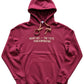 Maroon Hoodie with "HEART OUT THE 1975" Chest Print