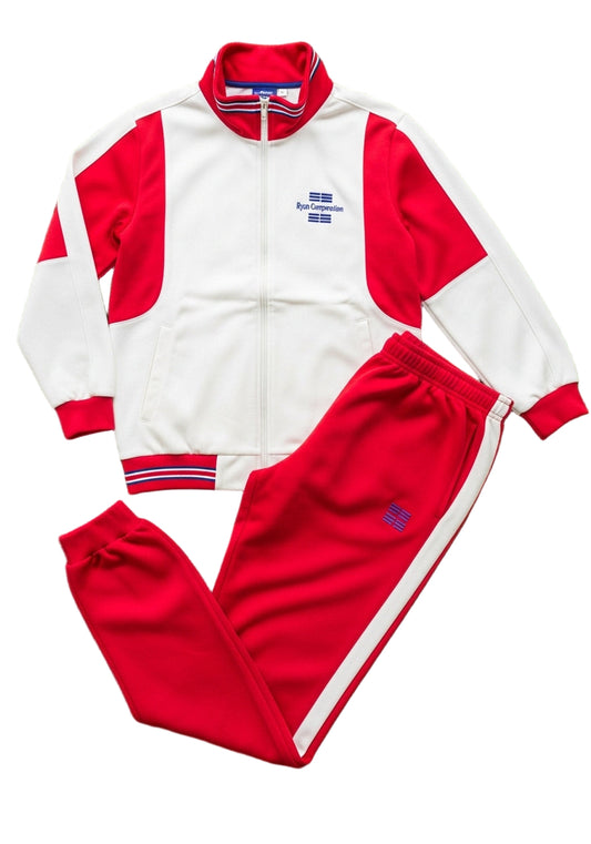 White & Red Ryan Corporation Tracksuit