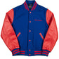 Royal Blue & Red Varsity Letterman Jacket