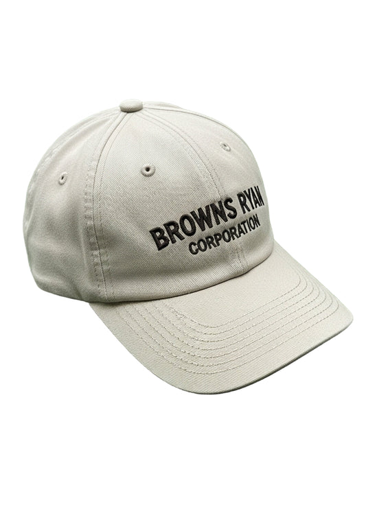 Brown Baseball Cap Cotton Twill