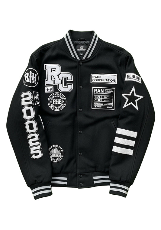 Black RC Varsity Jacket  2025
