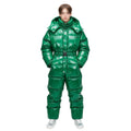 Emerald Green Puffer Snowsuit Winter Jumpsuit