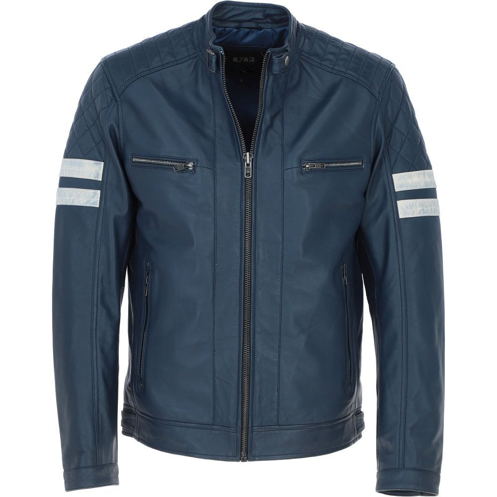 Men’s Slim Fit Leather Jacket Modern Timeless Style