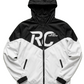Black & White Hooded Windbreaker