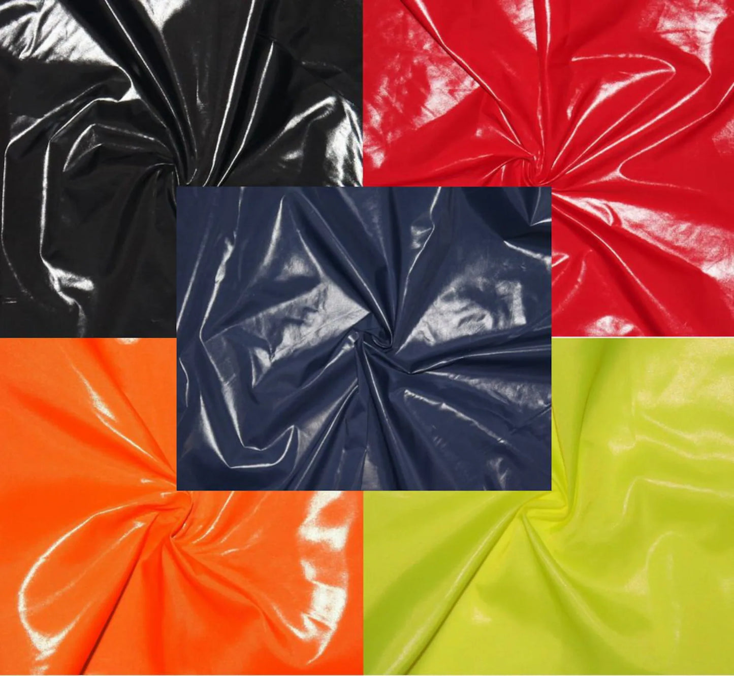 Shiny PVC Nylon Briefs  Elastic Comfort Fit