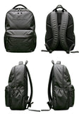 Black Backpack with Embossed