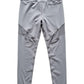 Gray High Waist Leggings with Mesh Side Panels