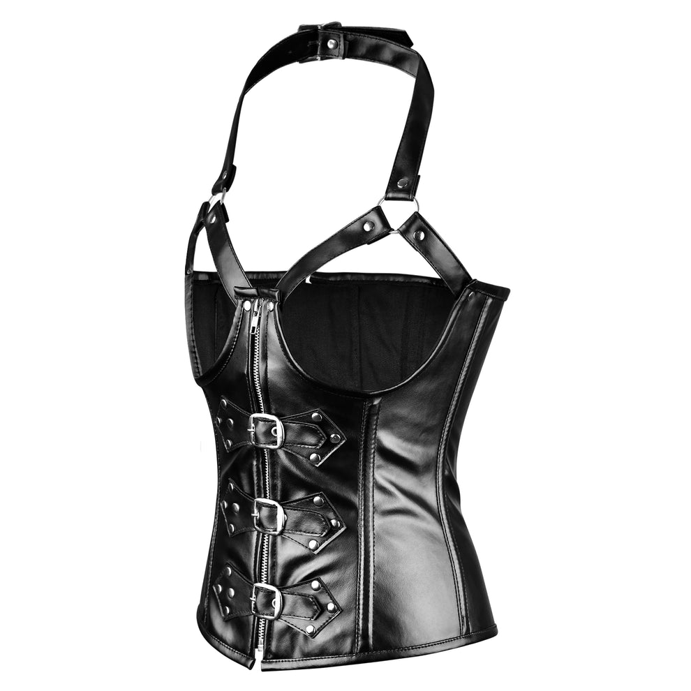 Handmade Real Leather Overbust Corset  Gothic Style & Waist Shaping