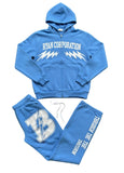 Sky Blue Ryan Corporation Sweatsuit  "Through the Storm" Set