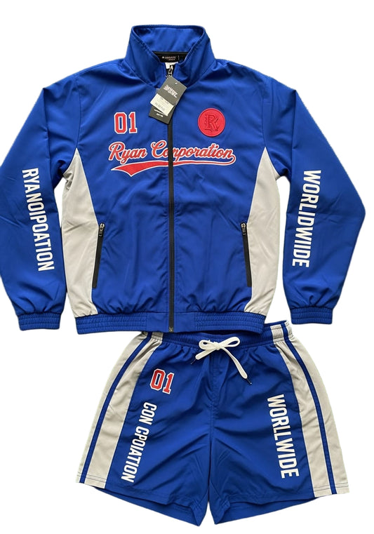 Ryan Corporation Worldwide Royal Blue Tracksuit Set
