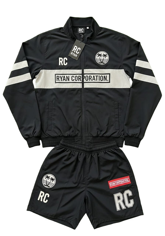Ryan Corporation Black Reflective Jacket & Shorts Set
