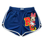 Women’s Relaxed-Fit Graphic Shorts Dark Blue Minnie Mouse Print