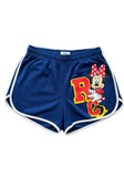 Women’s Relaxed-Fit Graphic Shorts Dark Blue Minnie Mouse Print