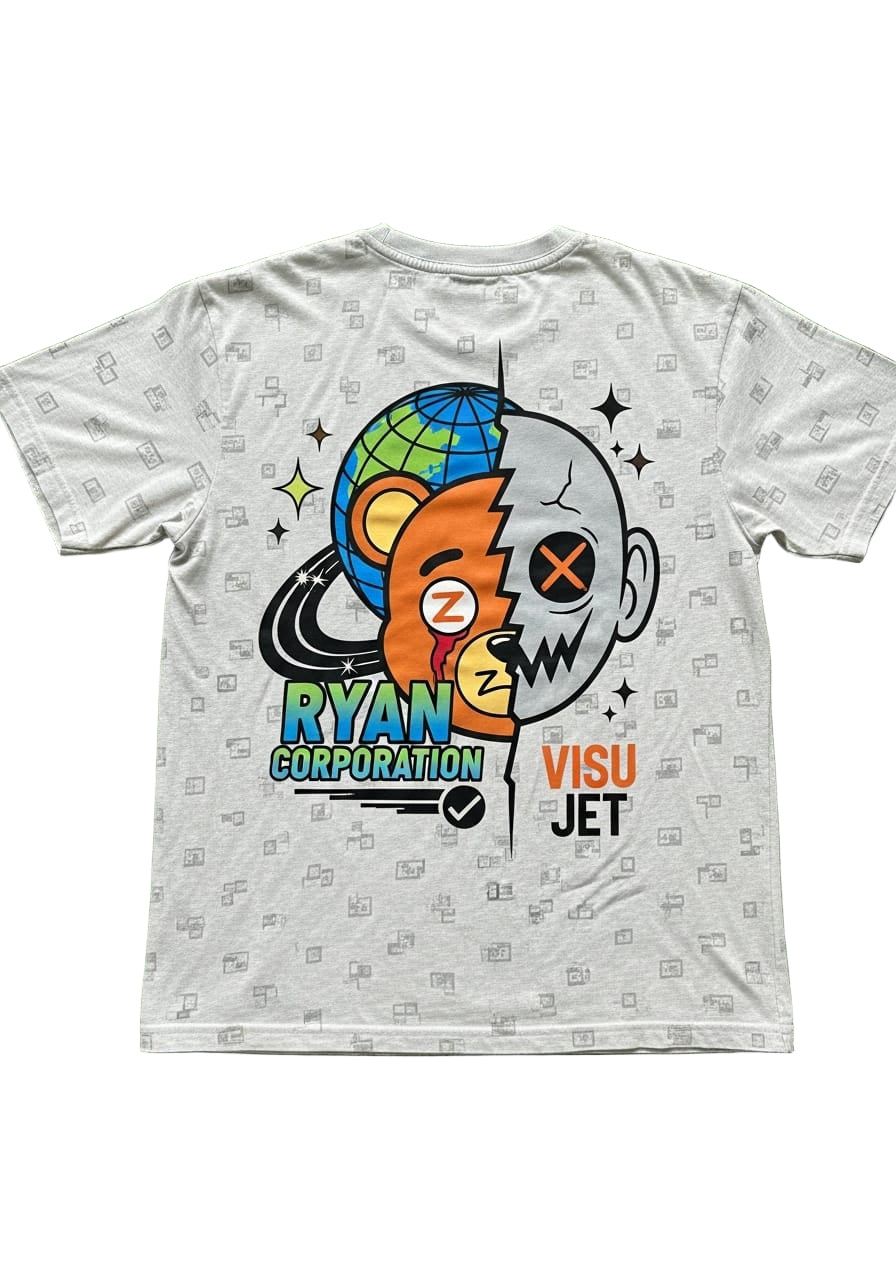 Ryan Corporation Light Gray Graphic T-Shirt