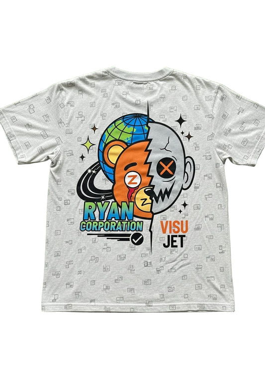Ryan Corporation Light Gray Graphic T-Shirt
