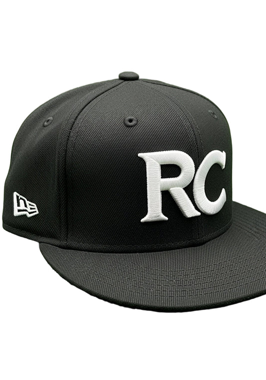 Ryan Corporation Black RC Flat Brim Fitted Cap