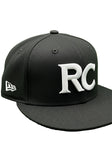 Ryan Corporation Black RC Flat Brim Fitted Cap