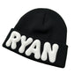 Ryan Corporation Black Melting Logo Beanie