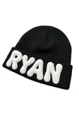Ryan Corporation Black Melting Logo Beanie