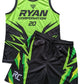 Ryan Corporation Neon Green & Black Uniform Set