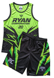 Ryan Corporation Neon Green & Black Uniform Set