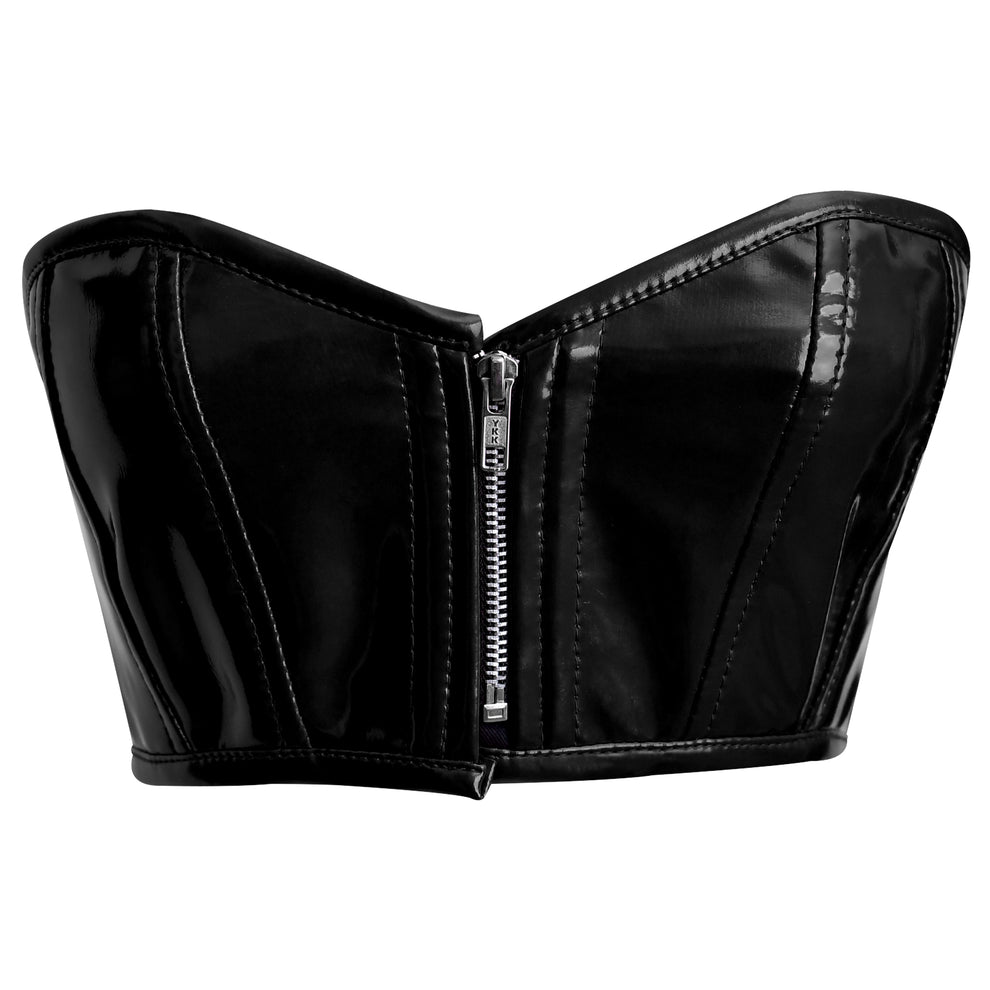 Handmade PVC Bustier Top  Classy Shaping & Stylish with Removable Straps