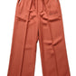 Rust-Colored Wide Leg Trousers