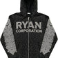 Ryan Corporation Black Rhinestone Hoodie