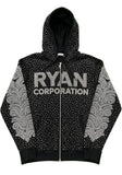 Ryan Corporation Black Rhinestone Hoodie