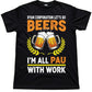 Ryan Corporation “Let’s Go Beers” Graphic T-Shirt  Black