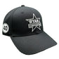 Ryan Corporation Black Star Logo Baseball Cap