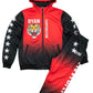 Ryan Corporation Black & Red Gradient Tiger Tracksuit