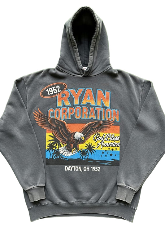 Ryan Corporation Charcoal Vintage Hoodie
