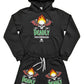 Ryan Corporation Deadly Black Hoodie & Shorts Set