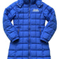 Royal Blue Quilted Puffer Jacket with Hood