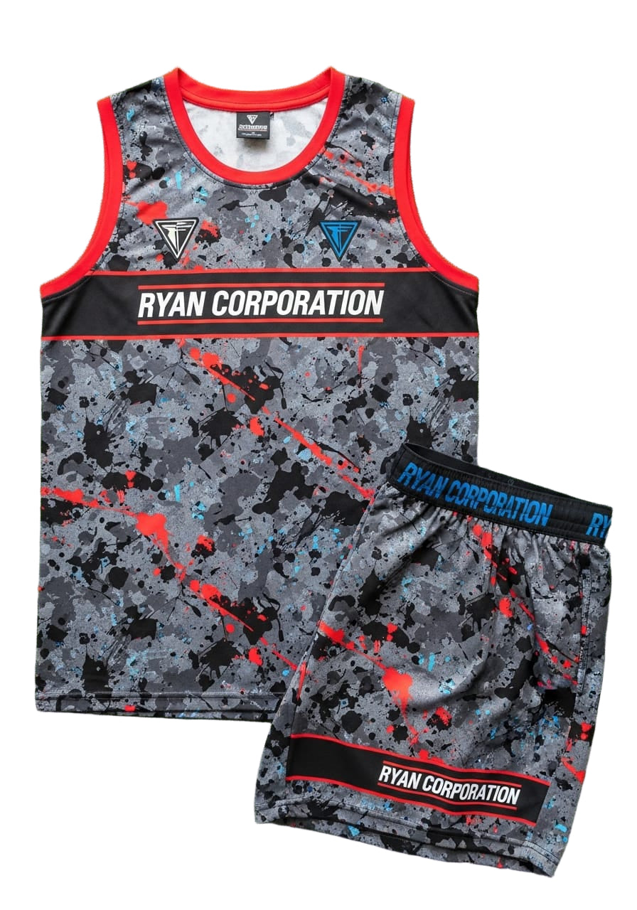Ryan Corporation Men’s Paint Splatter Athletic Set