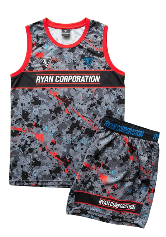 Ryan Corporation Men’s Paint Splatter Athletic Set